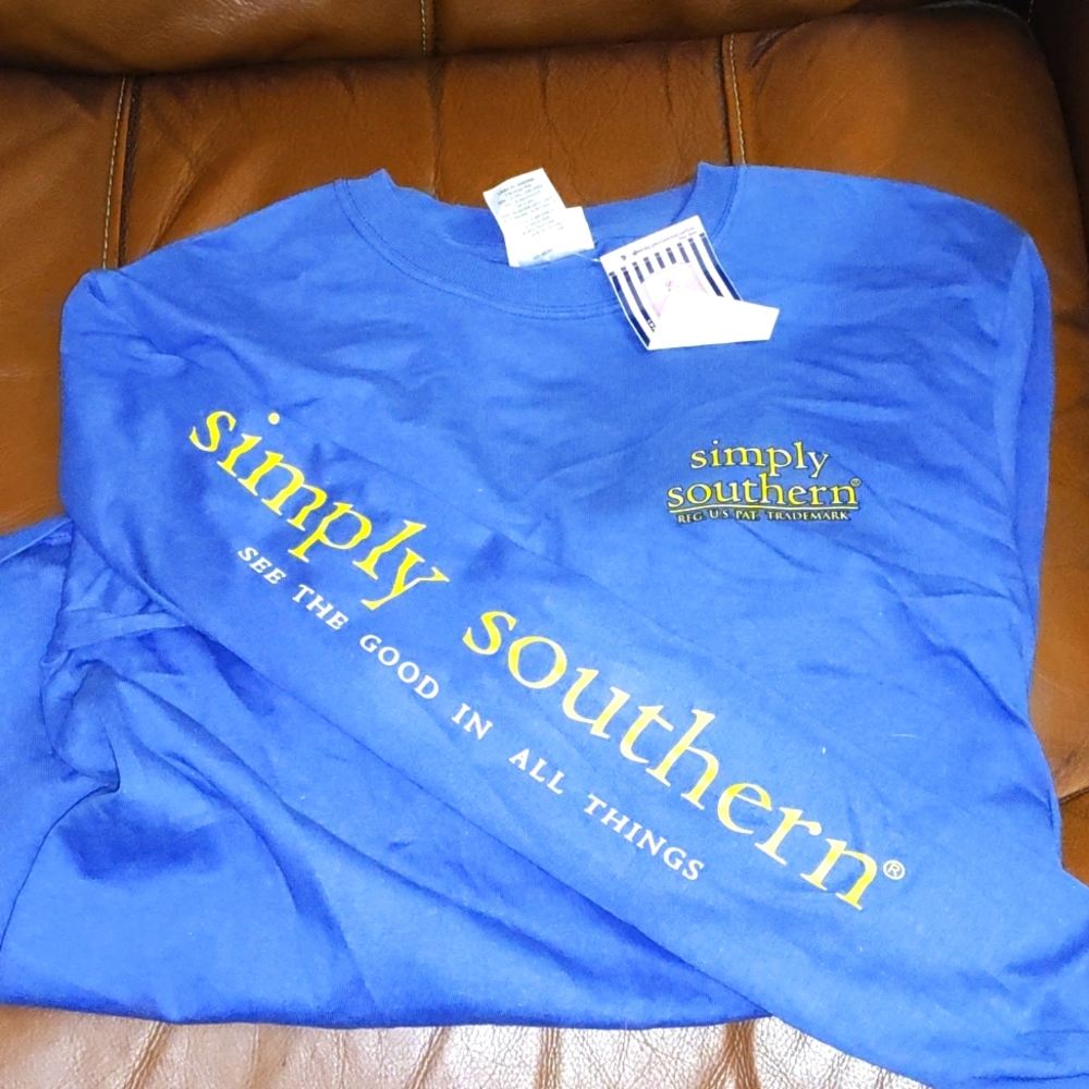 NWT Simply Southern LS Small Tshirt